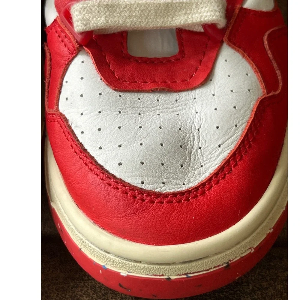 ONCEPT ANTHROPOLOGIE Phoenix Sneakers Shoes RETRO RED w/Yellow & White SIZE 6.5